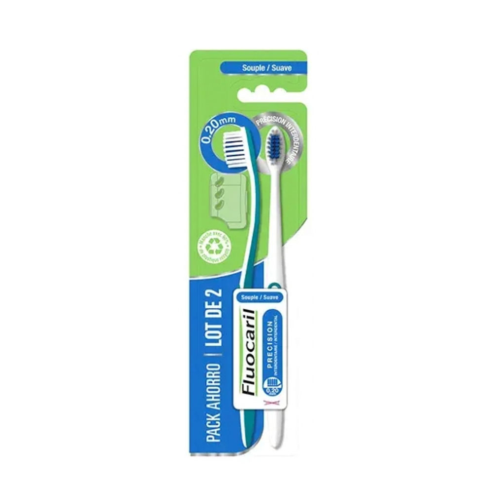 Fluocaril Soft Toothbrush 0,20mm Interdental precision x2