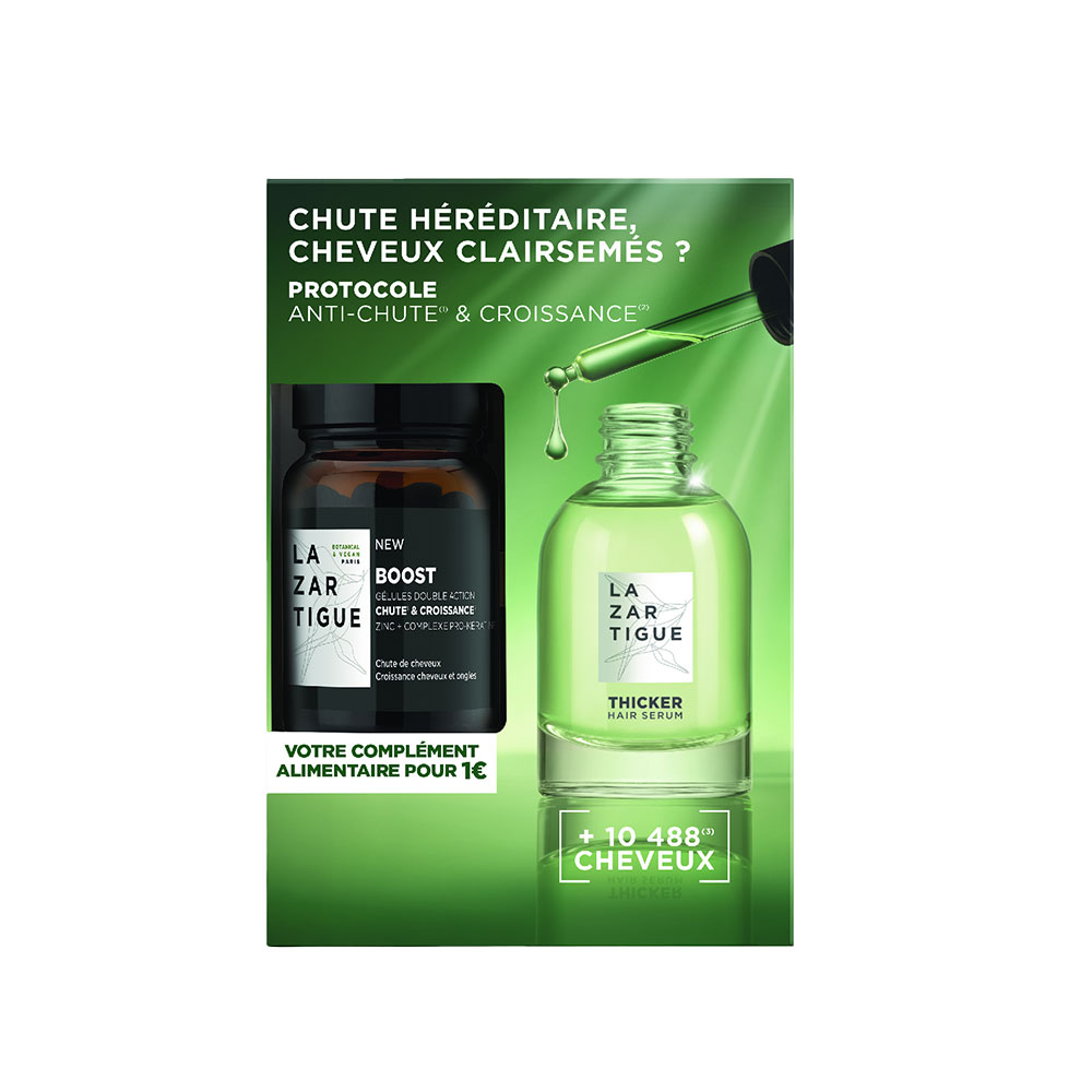 Lazartigue Thicker Serum and boost set 51 ml