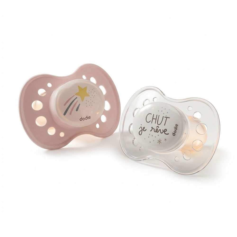 Dodie Anatomical pacifier aged 18 months and over x2