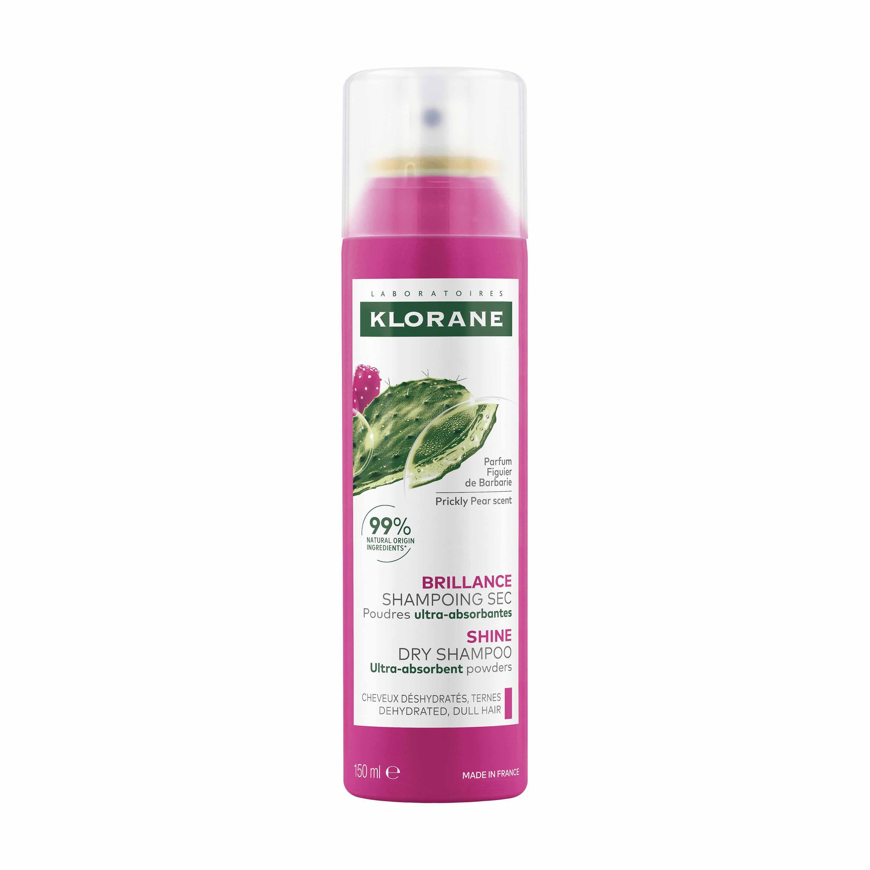 Klorane Figuier de Barbarie Shine dry shampoo dull, dehydrated hair 150 ml