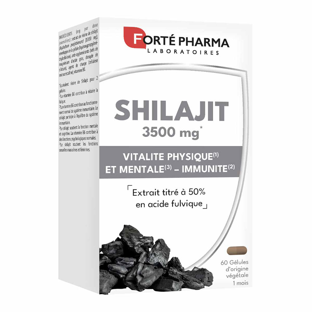 Forté Pharma Shilajit 1000 mg 60 capsules