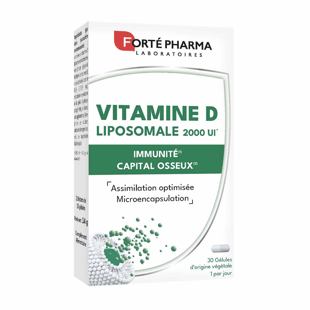 Forté Pharma Forté Royal Vitamin D liposomal 2000 UI immune and bone health 30 capsules