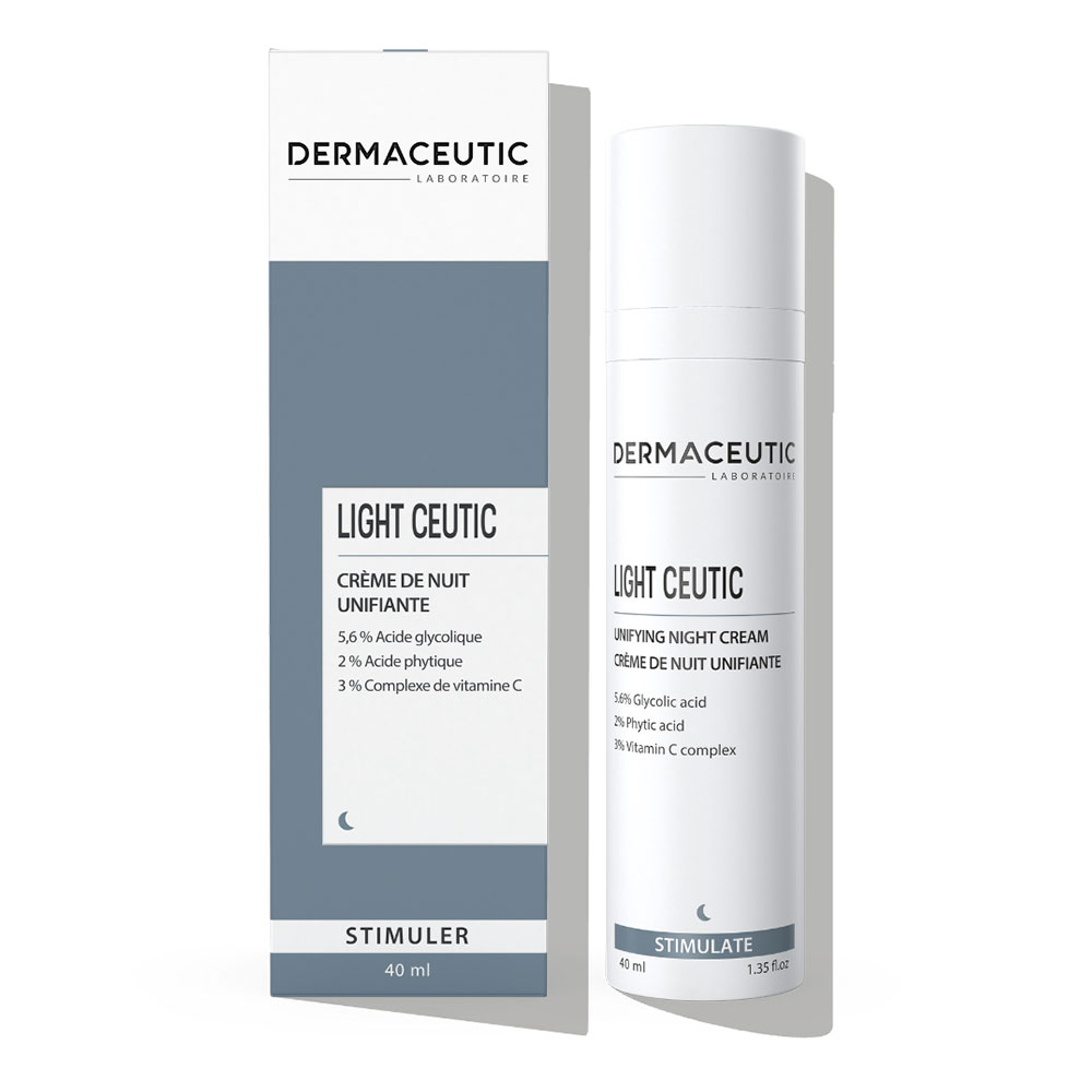 Dermaceutic Light Ceutic Unifying Night Cream brightens skin overnight 40 ml