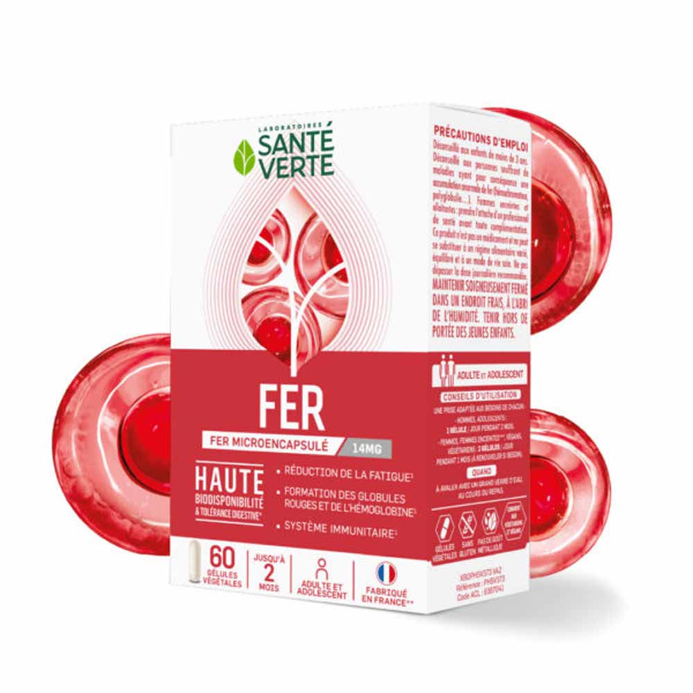 Sante Verte Microencapsulated iron 60 capsules