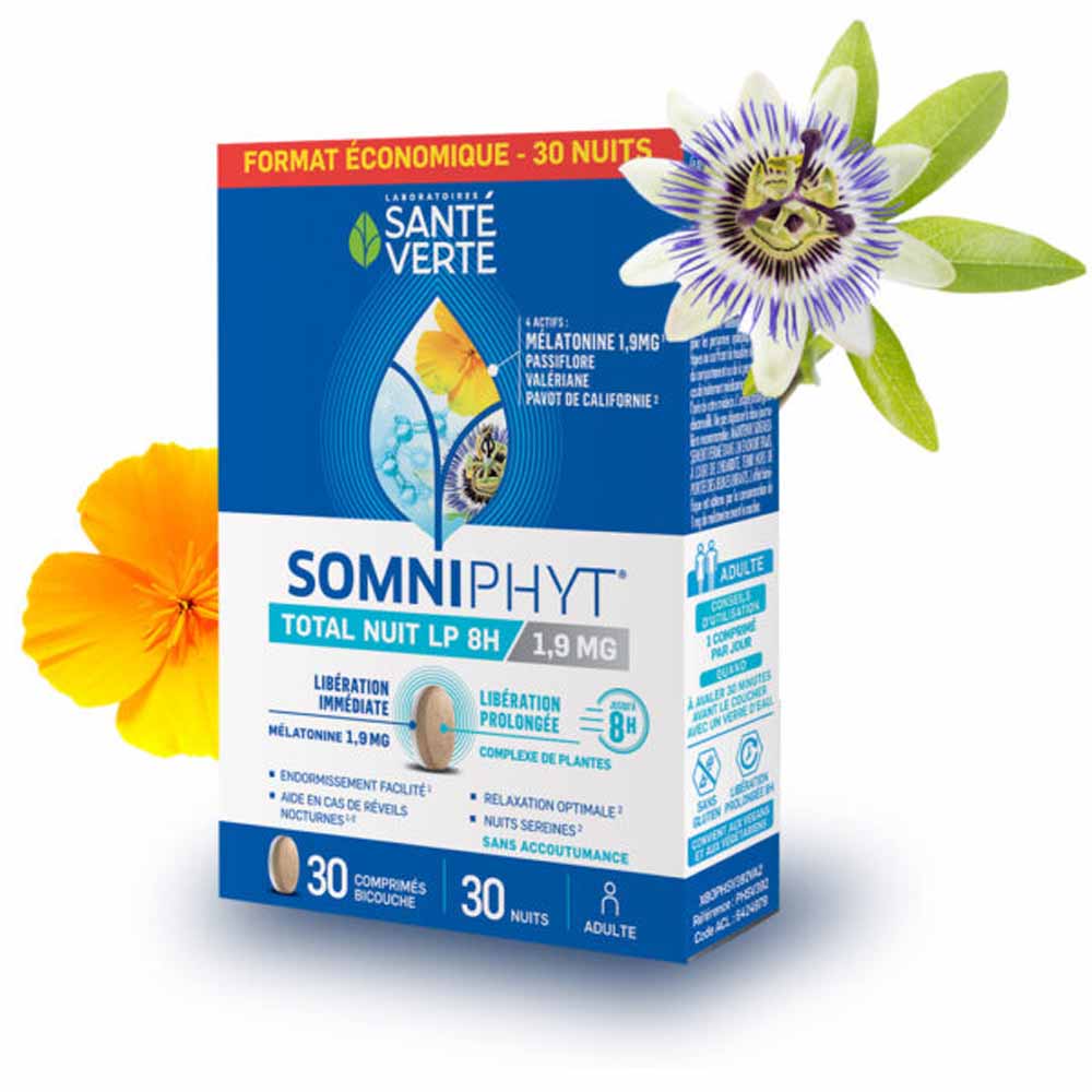 Sante Verte Somniphyt Total Night 8h LP 1.9 mg 30 tablets