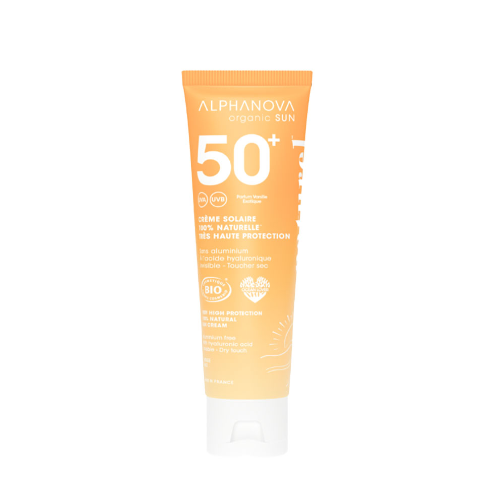 Alphanova Organic Sun Scented SPF50+ Sun Cream 50 g