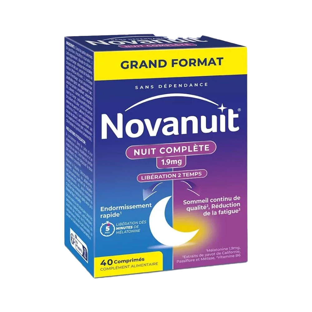 Novanuit Complete 1.9mg melatonin 40 tablets