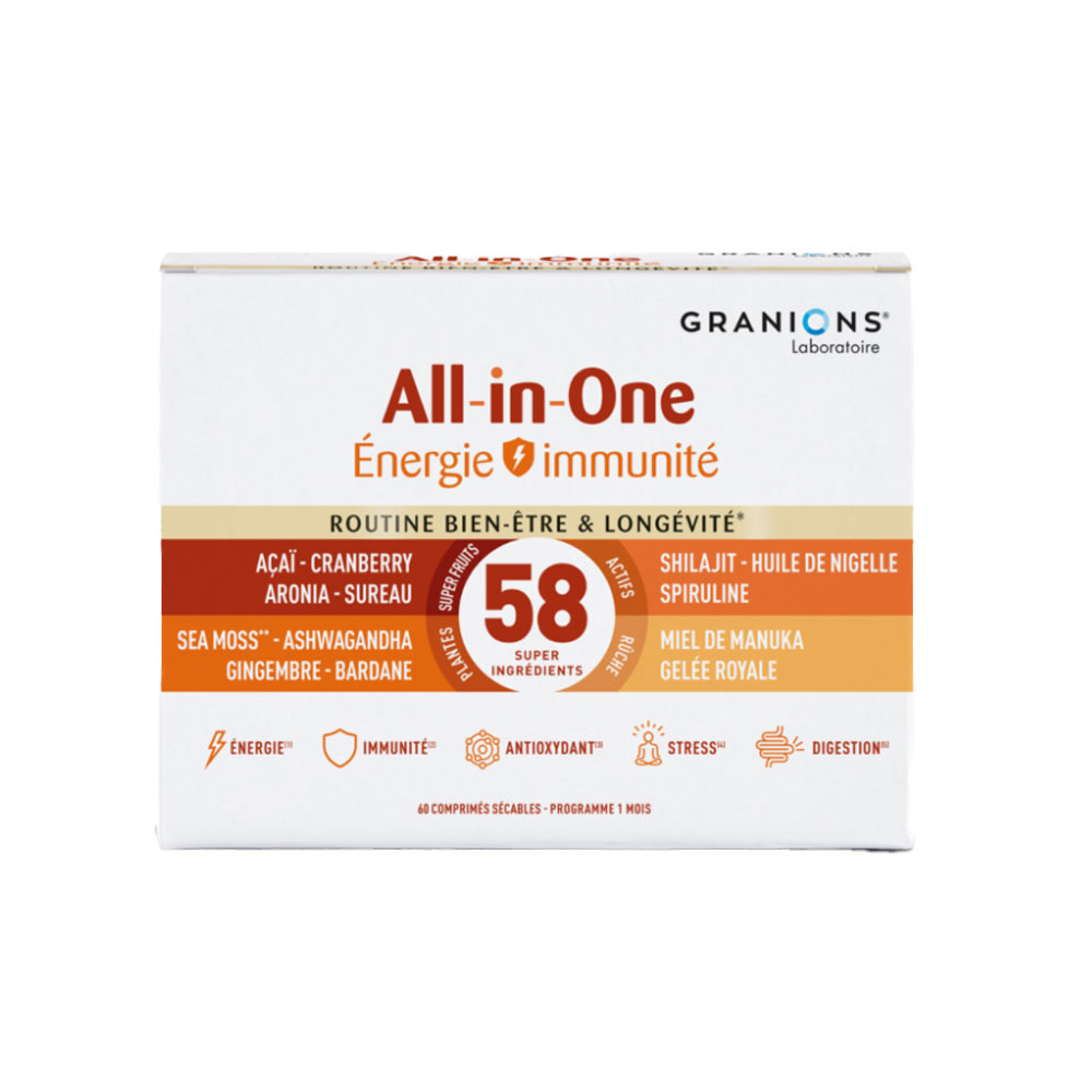 Granions All-in-one energy and immunity 60 tablets