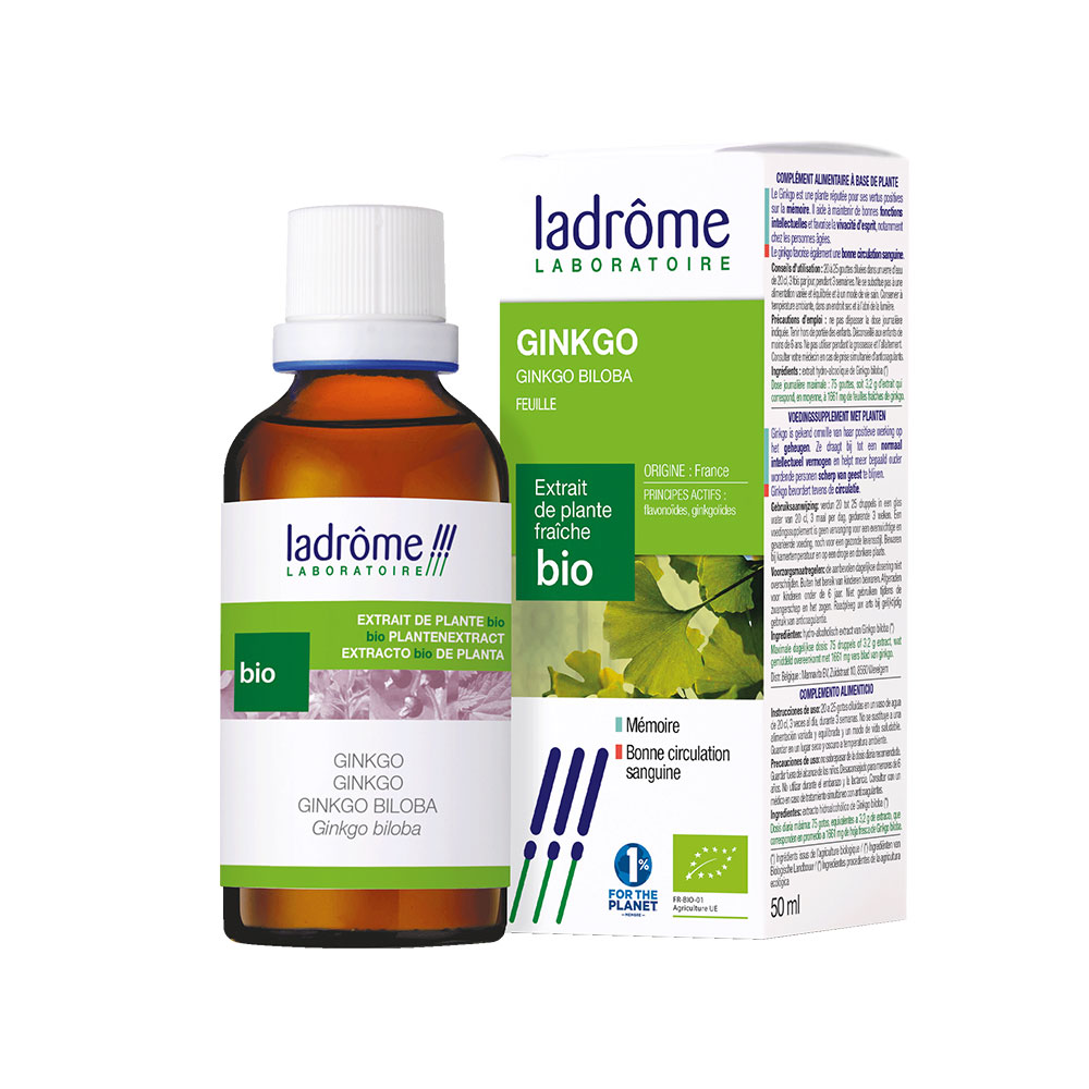 Ladrôme Ginkgo leaf extract 50 ml