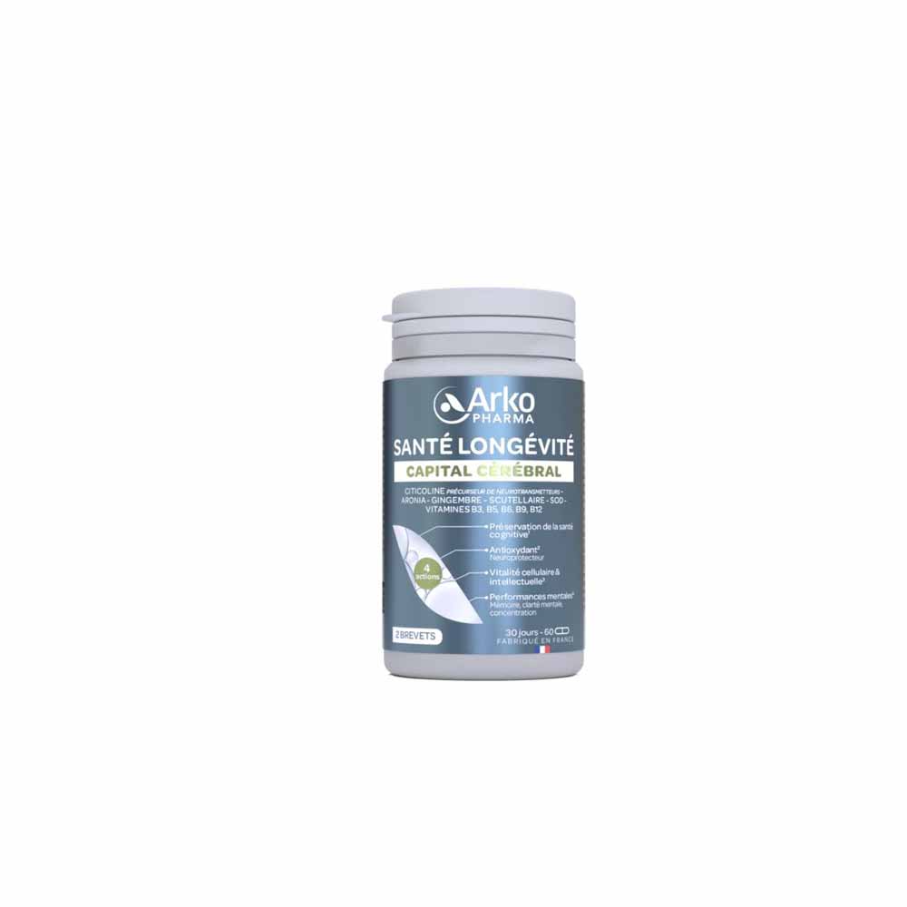 Arkopharma Health Longevity Brain 60 gélules