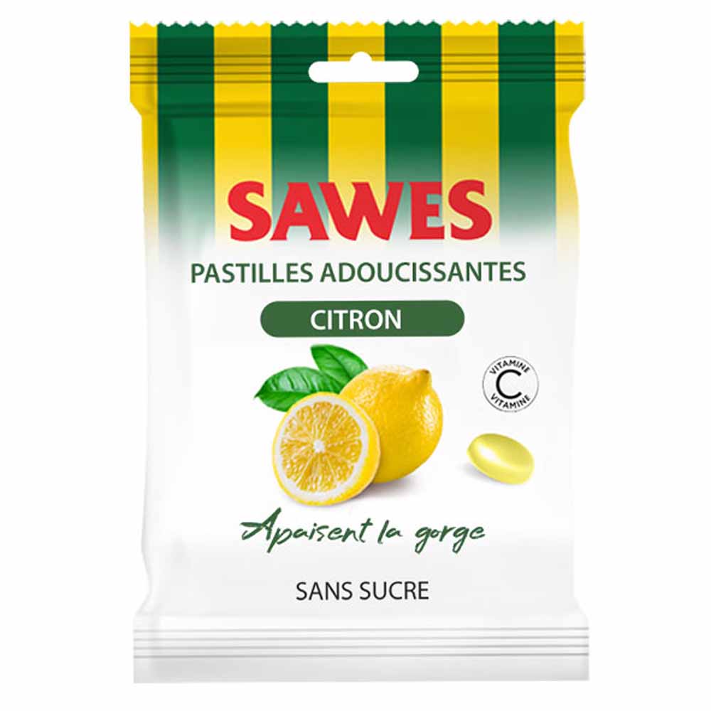 SAWES Vitamin C sugar-free lemon sweets 50 g