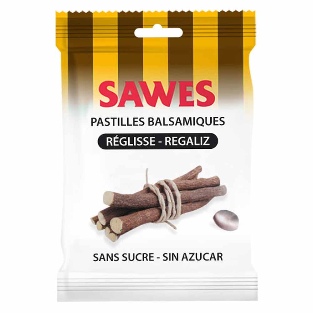 SAWES Sugar-free liquorice sweets 50 g