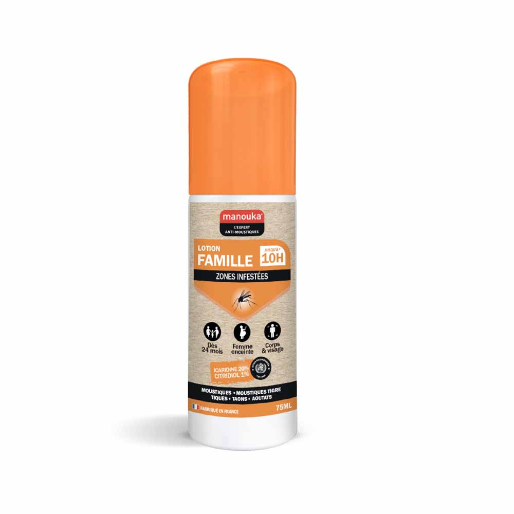 Manouka Mosquito Repellent Lotion Family All Areas 75 ml