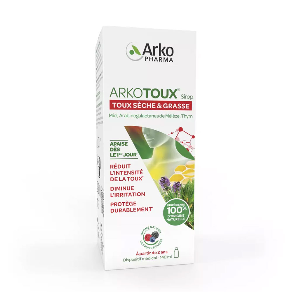 Arkopharma Arkotoux Dry and chesty cough syrup 140 ml