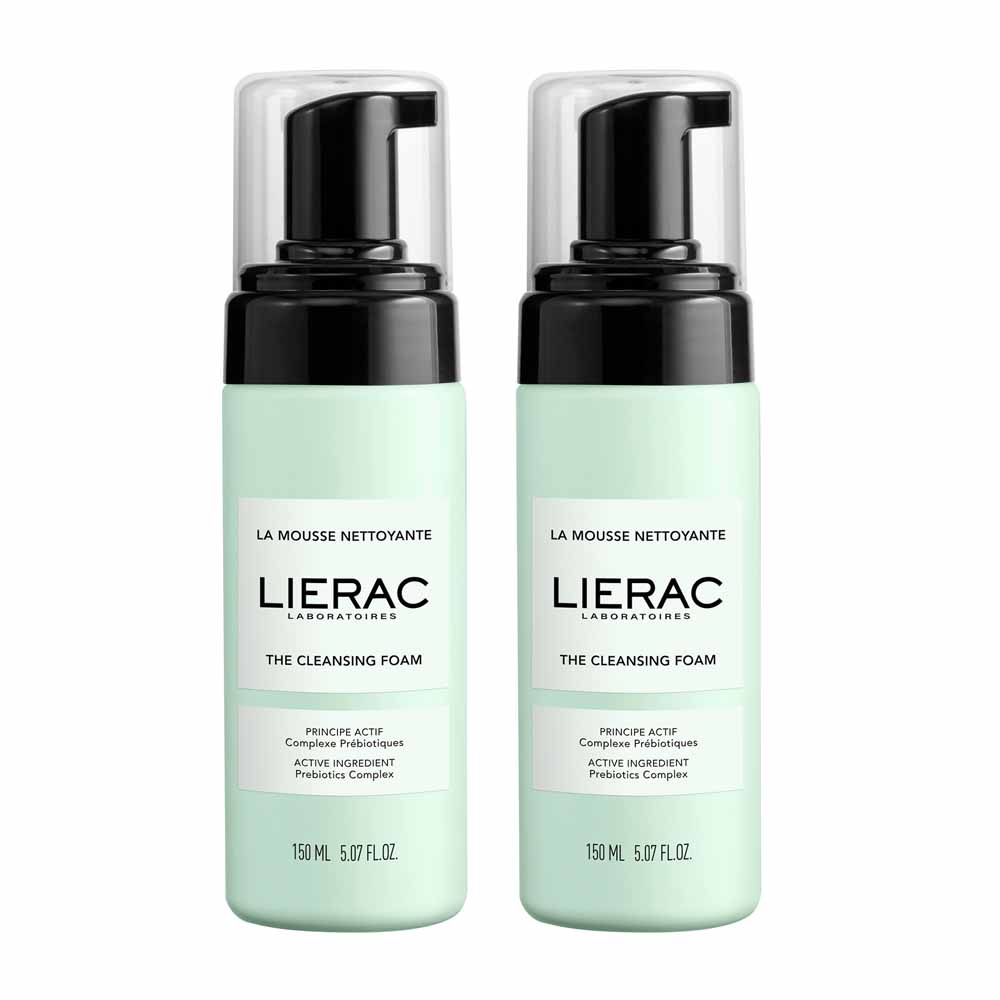 Lierac Make-up Removers Foaming cleansing mousse suitable for all skin types 2 x 150 ml