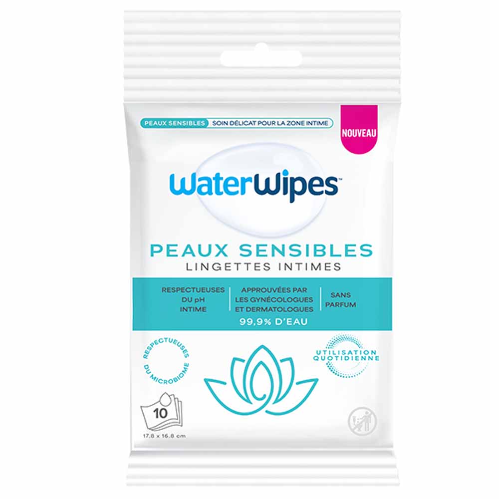 Waterwipes Sensitive intimate wipes 2 x 10 units