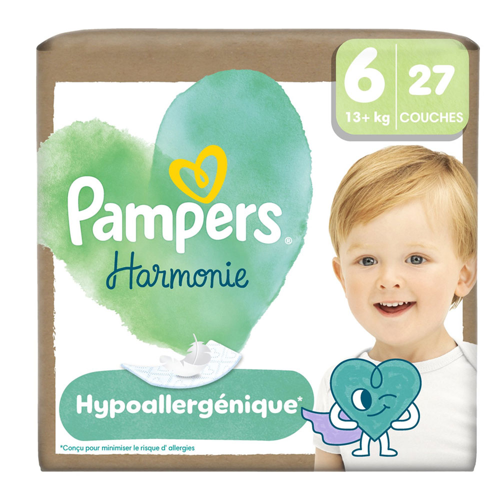 Pampers Harmonie Size 6 nappies (13 kg+) 27 units