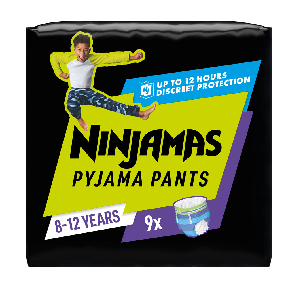 Pampers Ninjamas Pyjama pants for ages 8-12 (27-43 kg) 9 units
