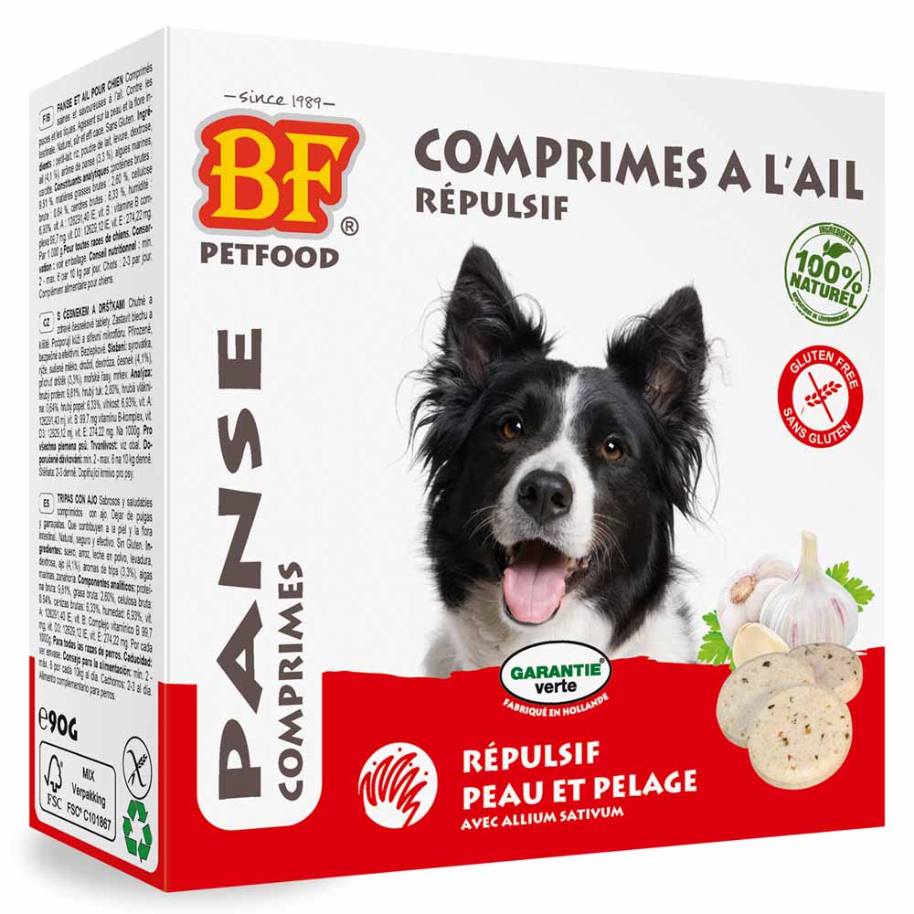 Biofood BF Petfood Garlic repellent for dogs' skin and coat 55 tablets