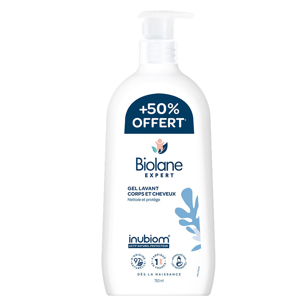 Biolane Expert Expert cleansing gel for body and hair 750 ml