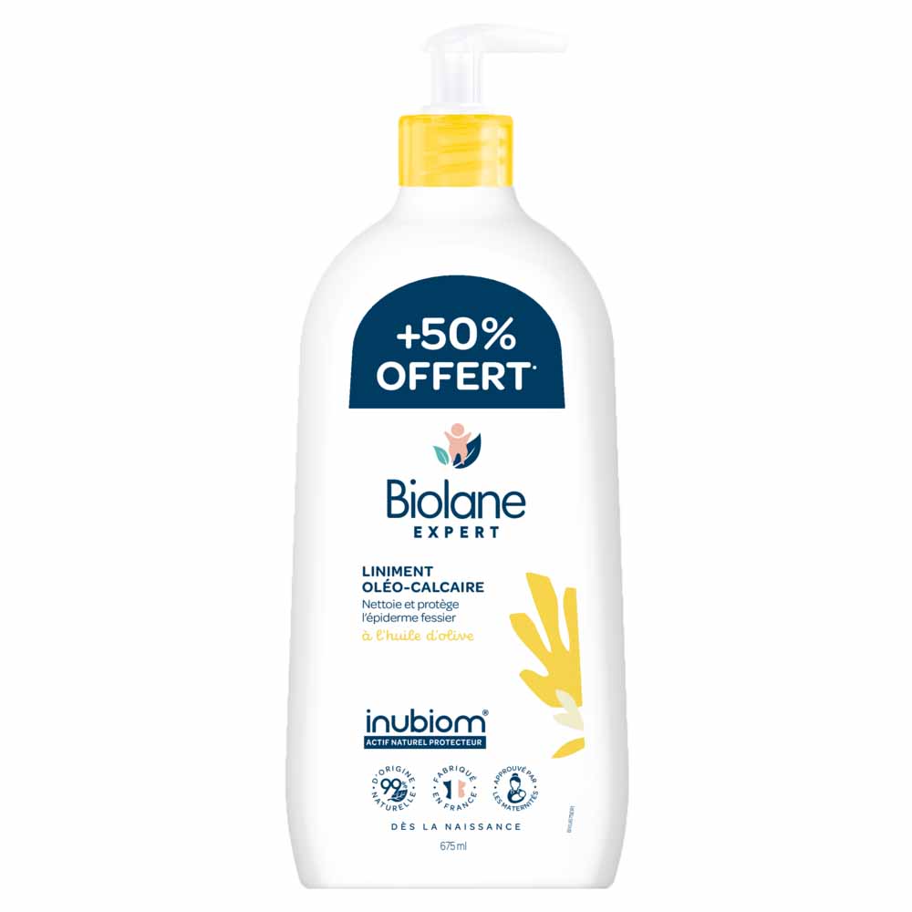 Biolane Expert Oleo-Calcareous Liniment Cleanses & Protects 675 ml