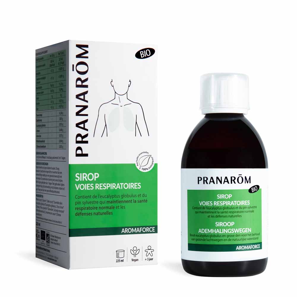Pranarôm Aromaforce Organic respiratory syrup 225 ml