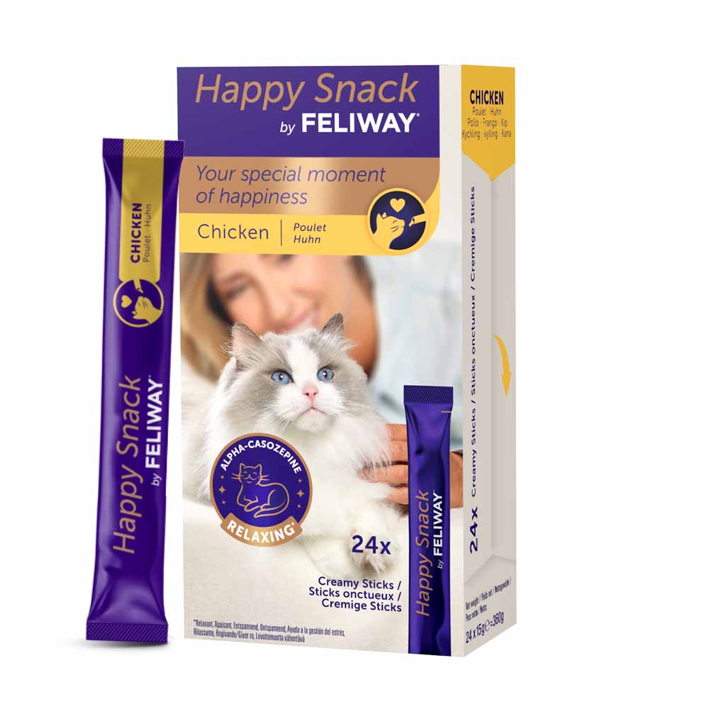 Feliway Happy Snack Cat anti-stress chicken 24 units