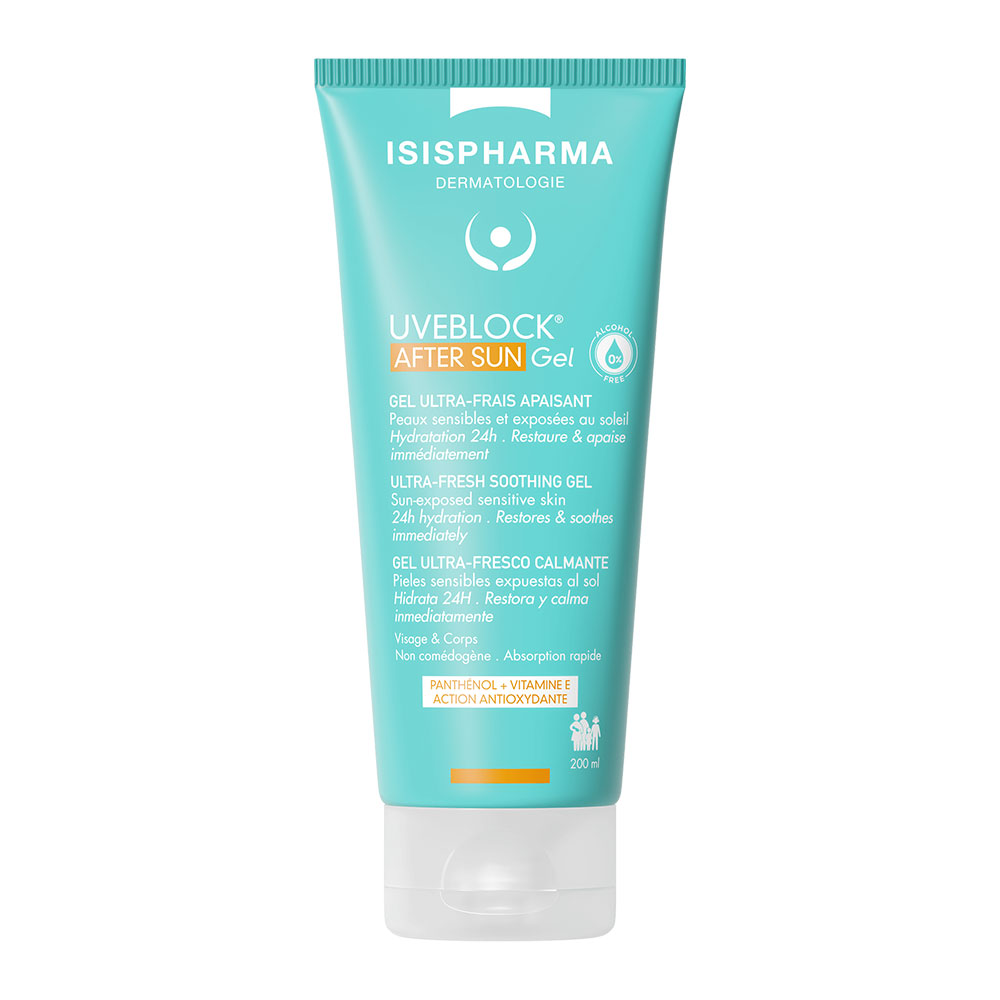 Isispharma Uveblock Ultra-cooling soothing after-sun gel 200 ml