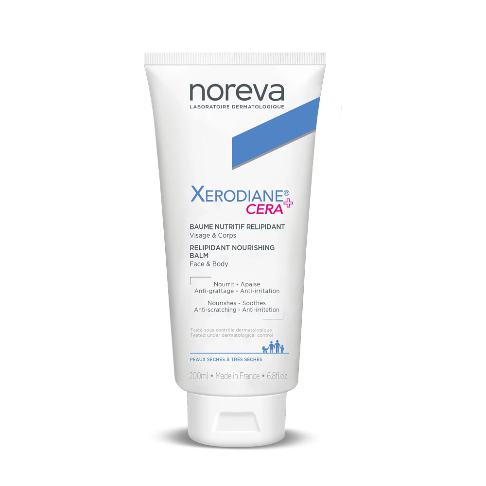 Noreva Xerodiane Cera+ Nourishing Lipid-Replenishing Balm for Sensitive Skin 200 ml