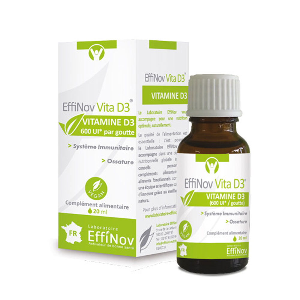 Effinov Nutrition Vitamin D3 supports immunity 20 ml