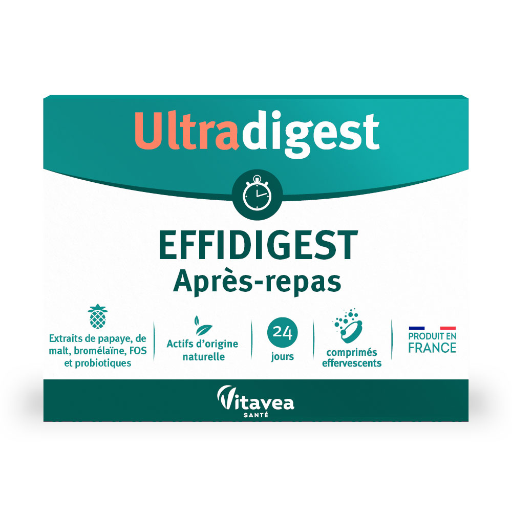 Vitavea Santé UltraDigest After-Meal Effidigest 24 effervescent tablets