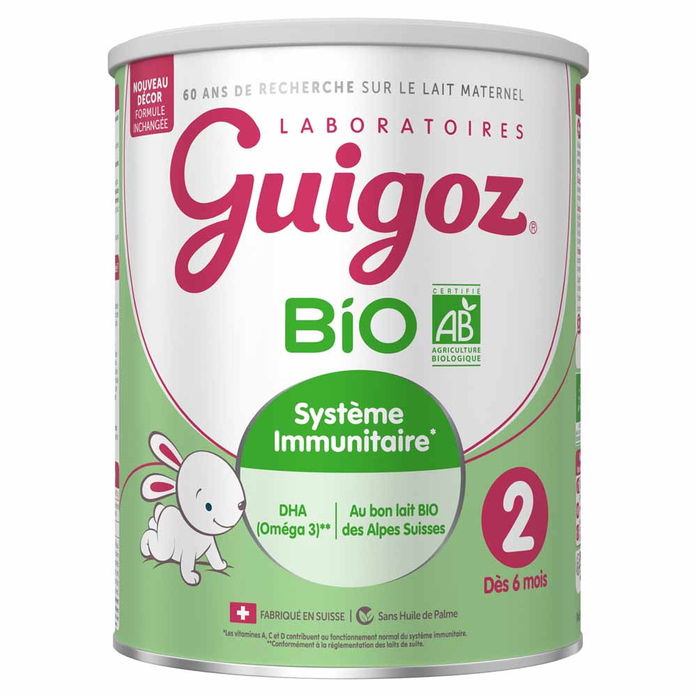 Guigoz Organic Follow-up milk formula 2 from 6 months 800 g