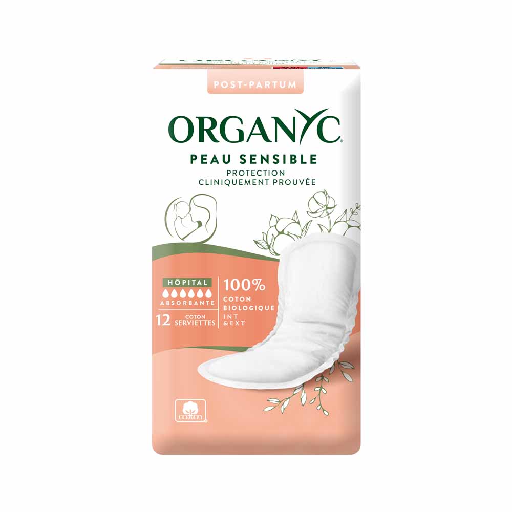 Organyc Maternity First Day Protection x12