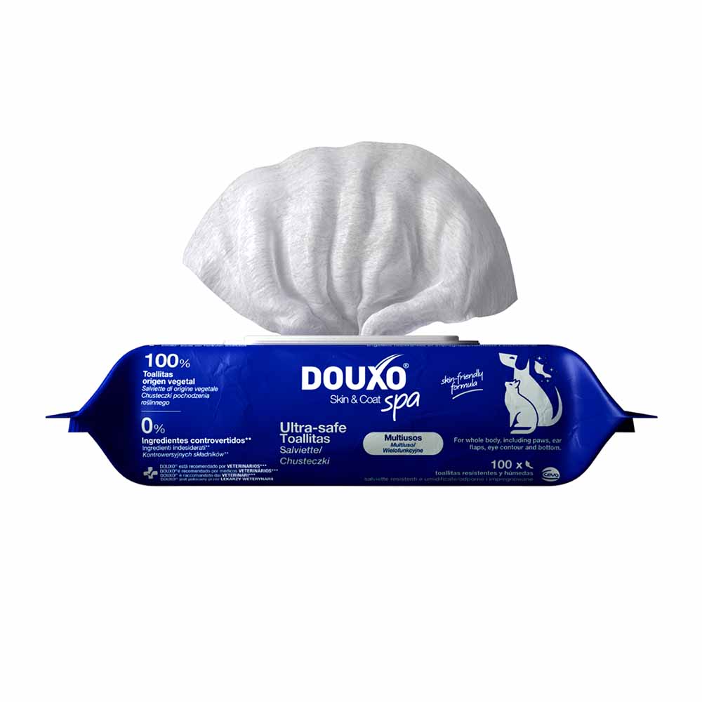 Douxo Multi-use SPA wipes for dogs and cats 100 units