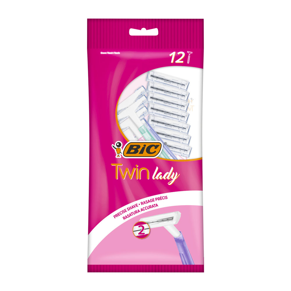 Bic Twin Lady disposable razors 12 units