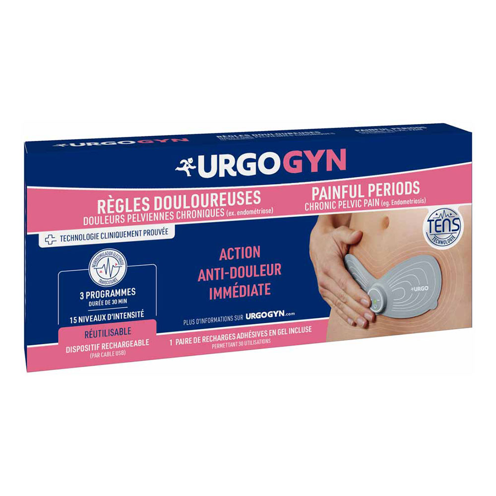 Urgo Urgogyn Rechargeable TENS patch for painful periods