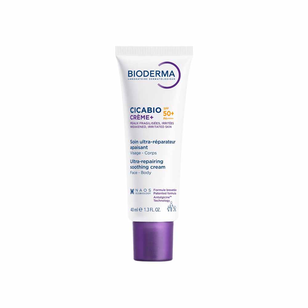 Bioderma Cicabio Soothing Repairing Care Spf50+ Weakened skin exposed to the sun 40ml