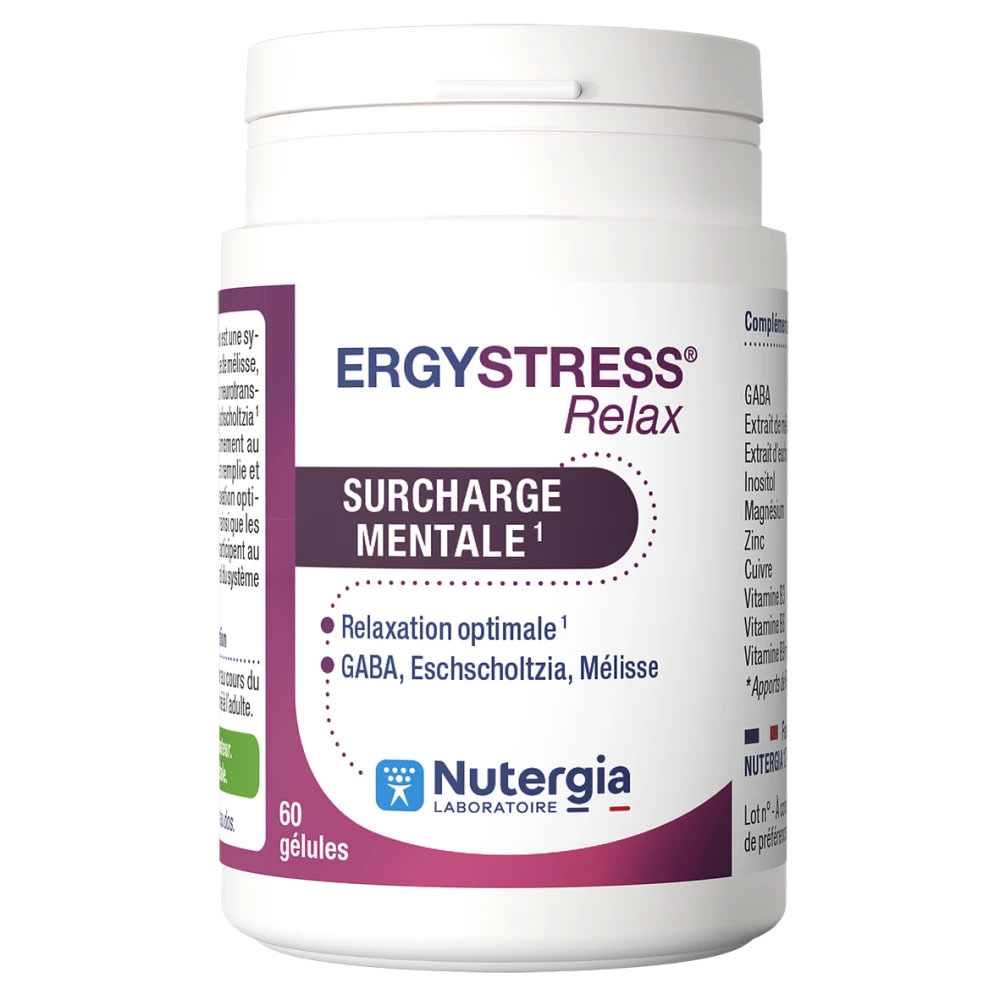 Nutergia Ergystress mental overload 60 capsules