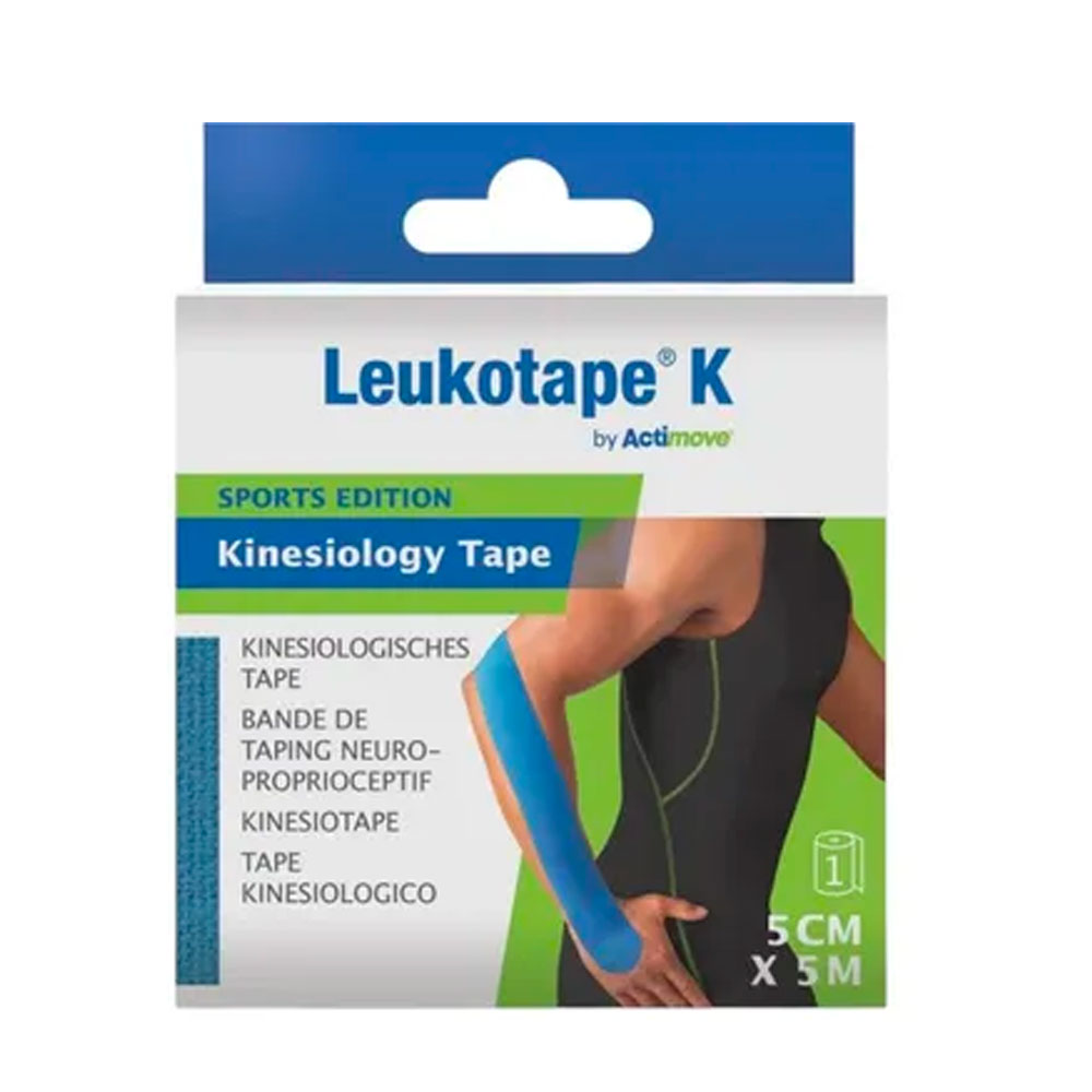 Actimove Leukotape® K elastic adhesive bandage 5m x 5cm blue 1 x unit