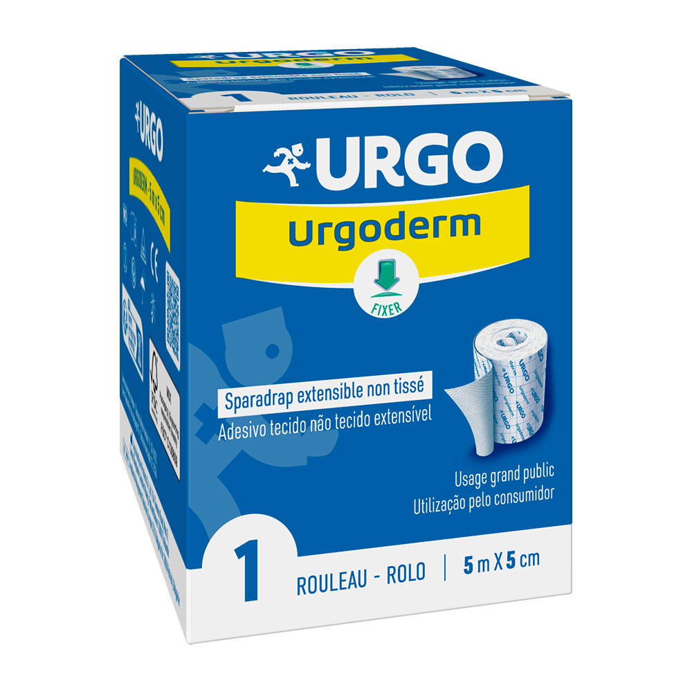 Urgo Urgoderm Non-woven stretch plaster 5m x 5cm Urgoderm x1 roll