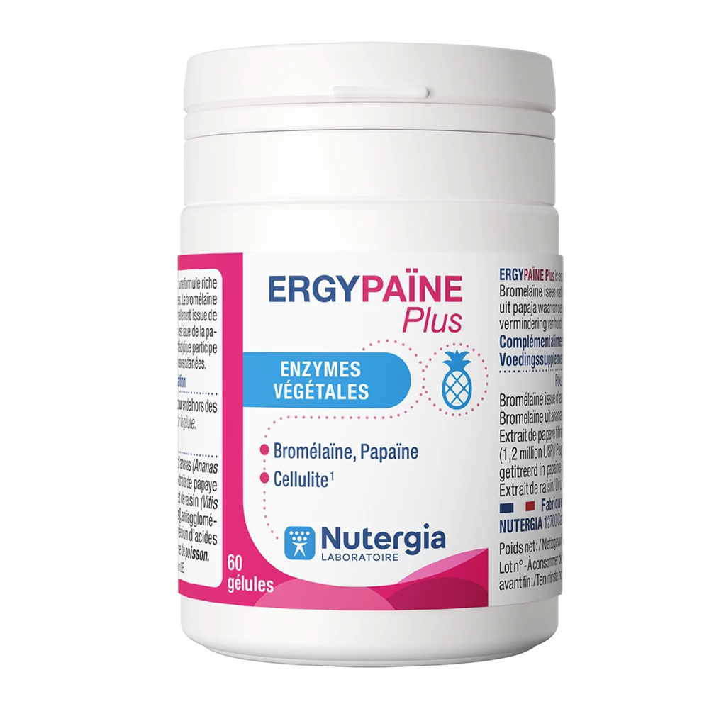 Nutergia Ergypaine Vegetal Enzymes 60 capsules