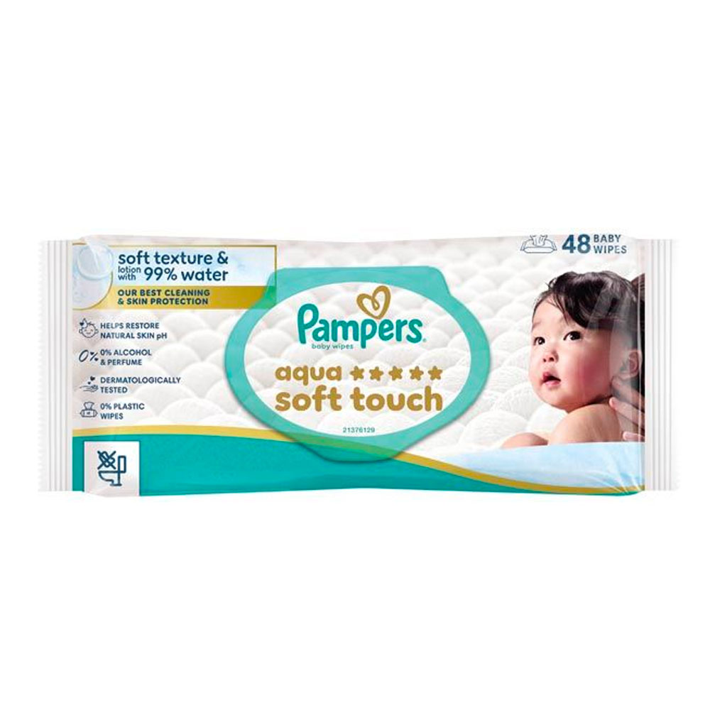 Pampers Harmonie Aqua Wipes 48 Units