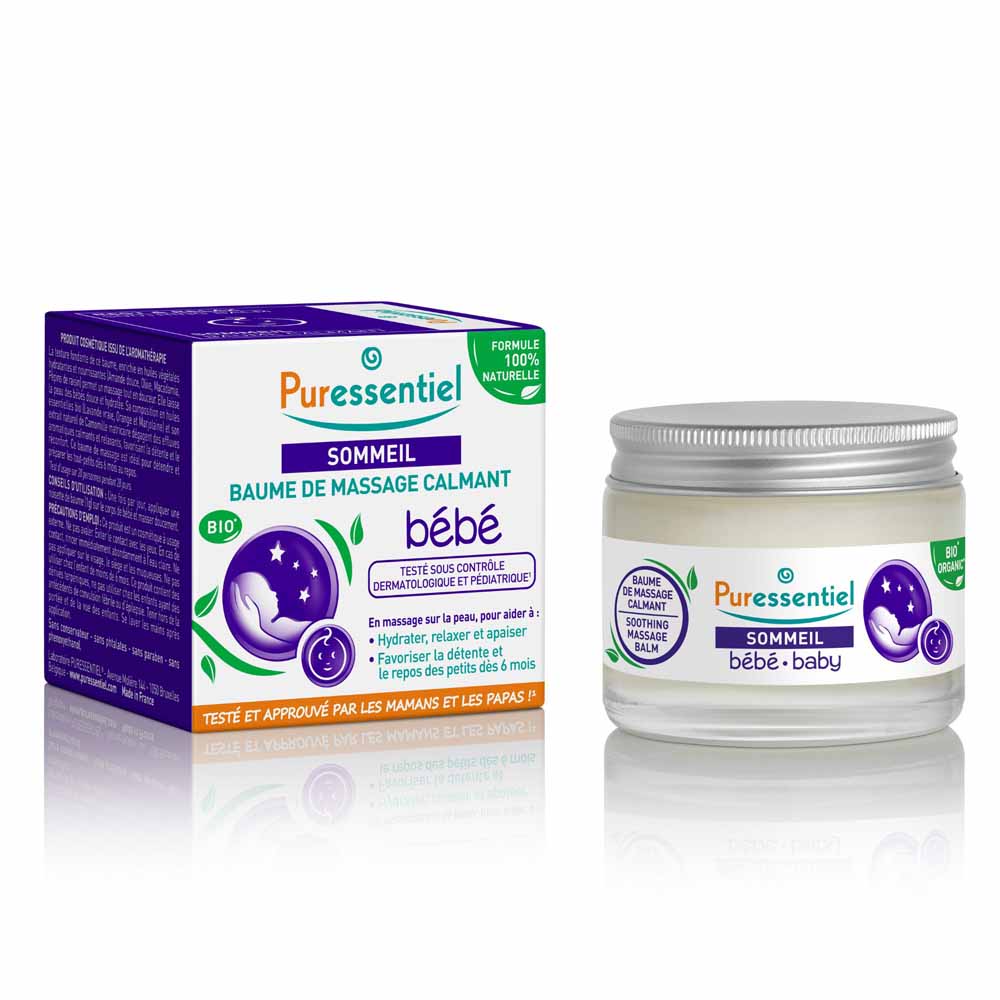 Puressentiel Sleep Soothing Massage Balm For Babies 3 Essential Oils With 3 essential oils 30ml