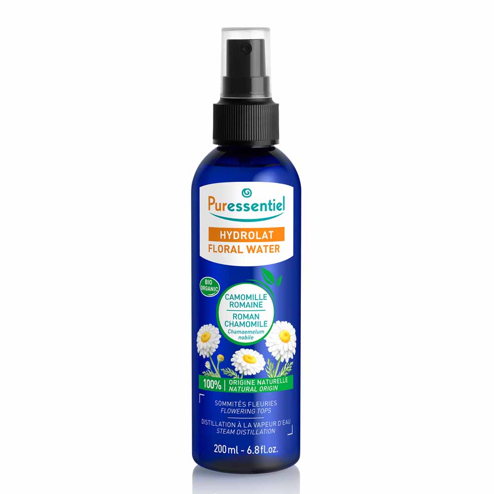 Puressentiel Hydrosol Organic Roman Chamomile Floral Water Sensitive and Irritated Skin 200ml
