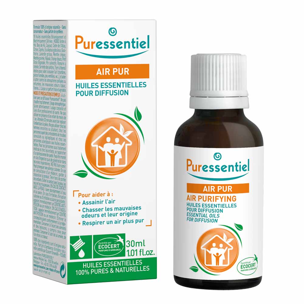 Puressentiel Sanitizing Mix Essential Oils Fresh Air Hebbd 30ml