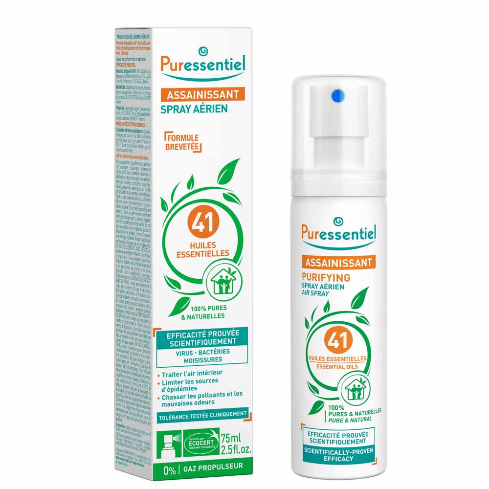Puressentiel Sanitizing Purifying Spray With 41 Essential Oils 75ml
