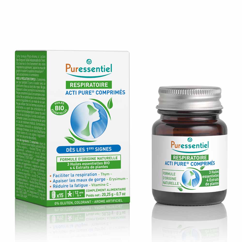 Puressentiel Respiratory Express Sinus from 12 years 15 tablets