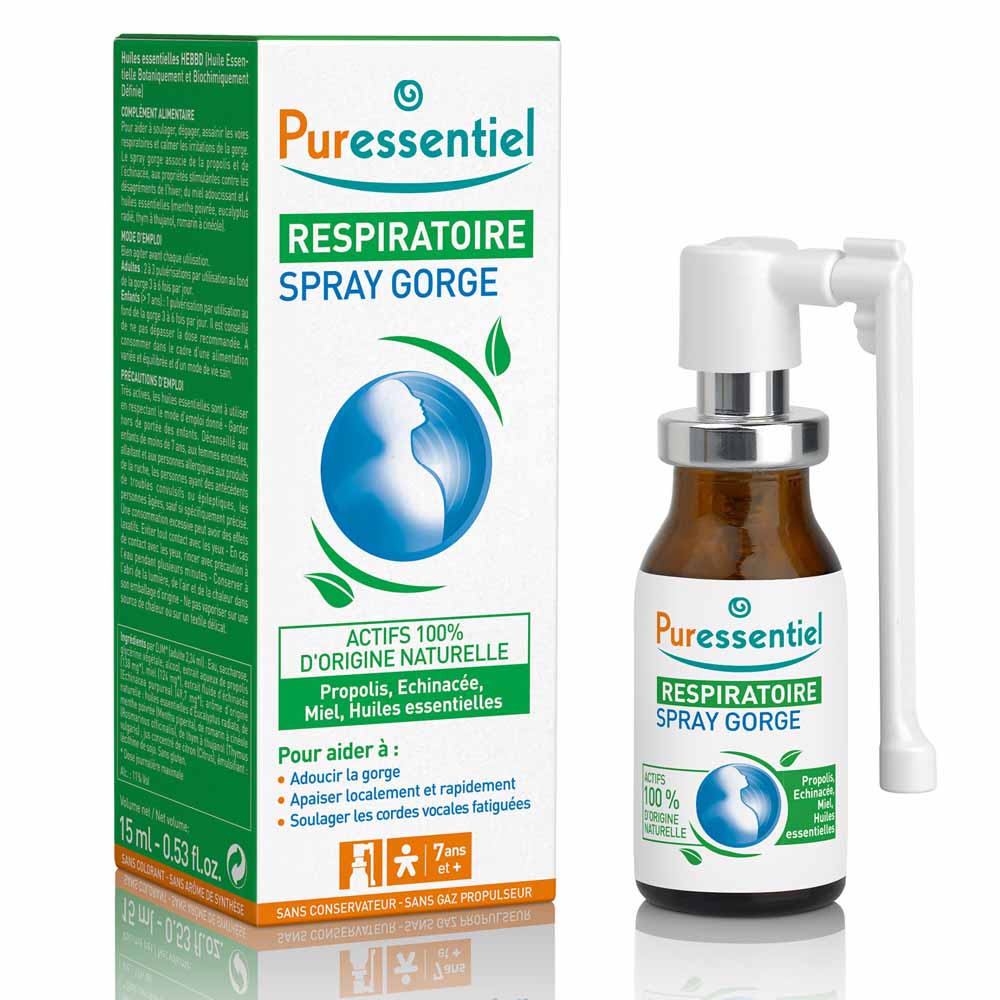 Puressentiel Respiratory Respiratory throat spray 15 ml