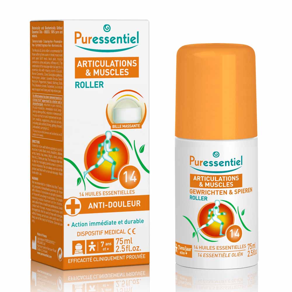Puressentiel Joints & Muscles Pain Relief Roller massage roller ball 75 ml
