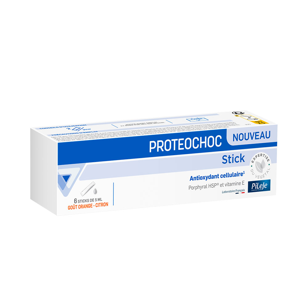 Pileje Proteochoc Cellular antioxidant orange and lemon flavour 6 x 5 ml
